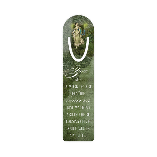 "Work of heavens" Book Quote Bookmark