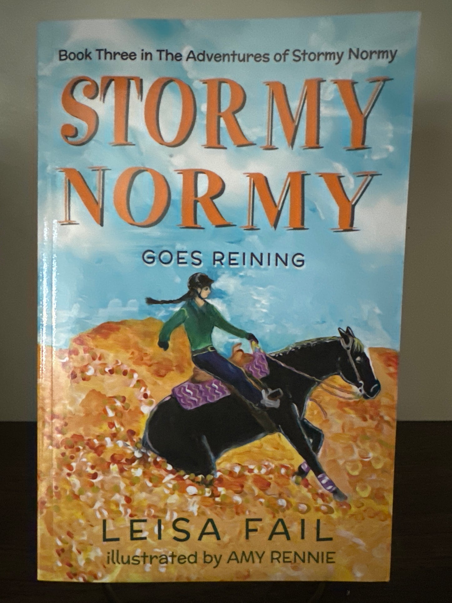 Stormy Normy Goes Reining